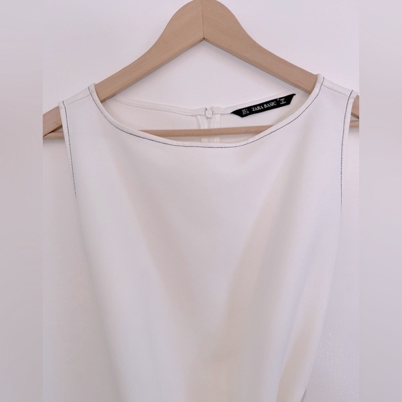 Zara Sleeveless Top with Ties - Picture 3 of 6